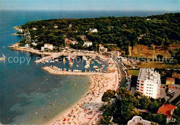Antibes Alpes Maritimes Vue aérienne de la plage de La Salis et