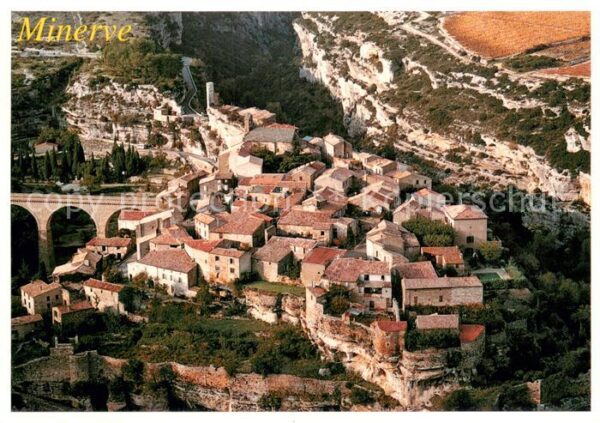 Minerve 34 Vieille ville vue aérienne
