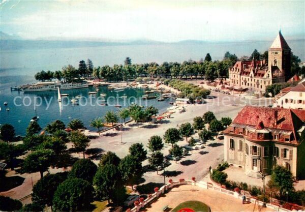 Ouchy Lausanne VD Hôtel Le Chateau depuis l Hôtel Beau Ri