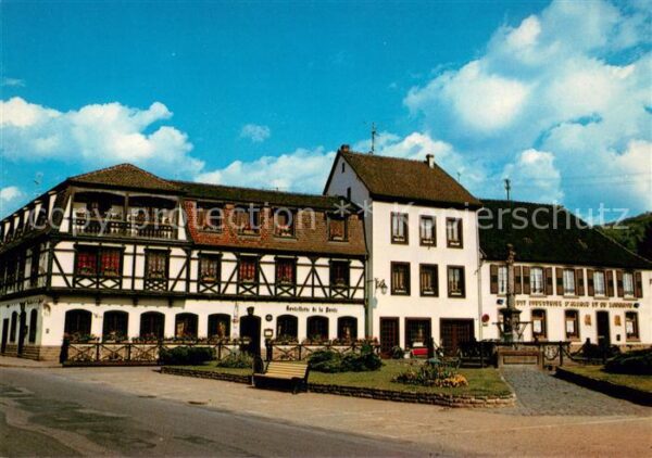 Mutzig Bas Rhin Alsace Place de la Victoire Hostellerie de la