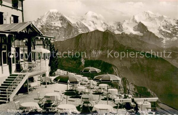 Schynige Platte Restaurant Eger Mönch Jungfrau