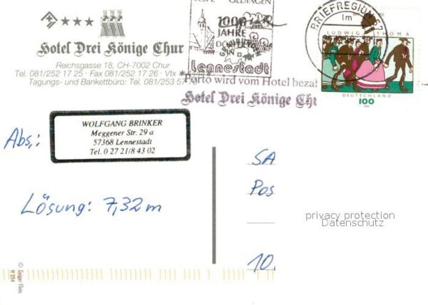 Chur GR Hotel Drei Könige Aussenansicht – Bild 2