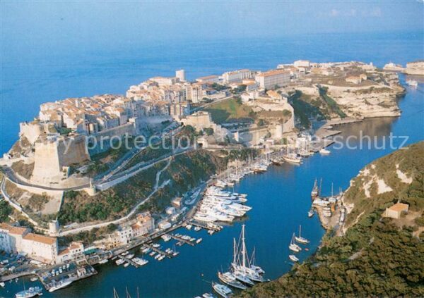 Bonifacio Corse du Sud Fliegeraufnahme Gesamtansicht