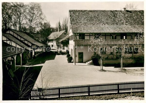 Exposition Zuerich ZH Dörfli mit Gemeindehaus