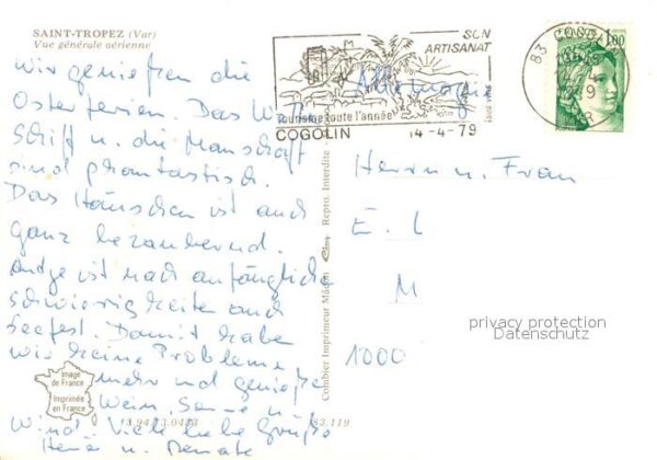 Saint Tropez Var Vue aérienne Côte d Azur – Bild 2