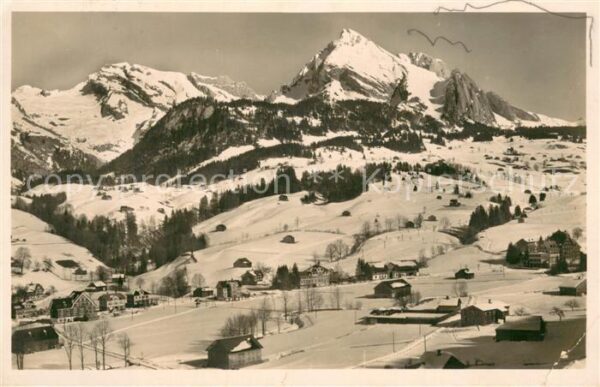 Unterwasser  Toggenburg SG mit Säntiskette