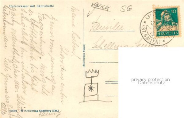 Unterwasser  Toggenburg SG mit Säntiskette – Bild 2