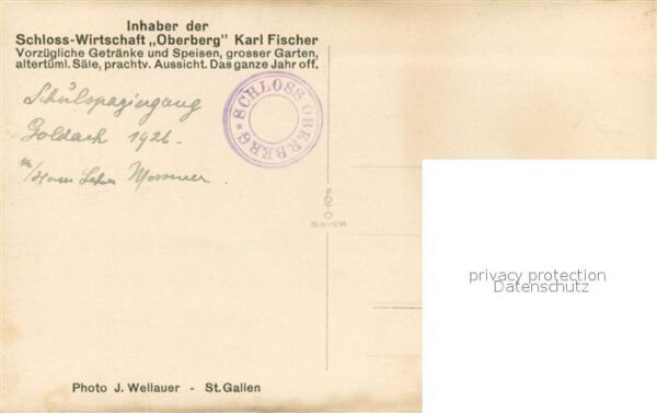 Gossau SG Schloss Wirtschaft Oberberg – Bild 2