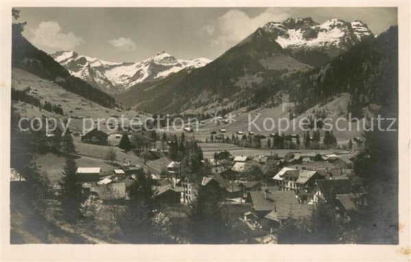 Gstaad BE mit Oldenhorn
