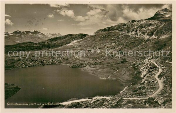 Grimsel Passhoehe Panorama