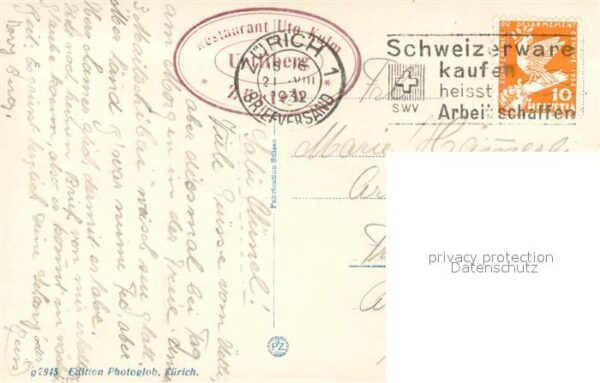 Uetliberg ZH Restaurant Uto Kulm Panorama – Bild 2
