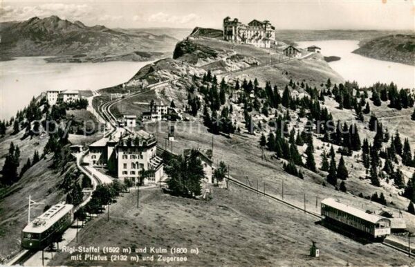 Rigi Staffel und Kulm mit Pilatus und Zugersee