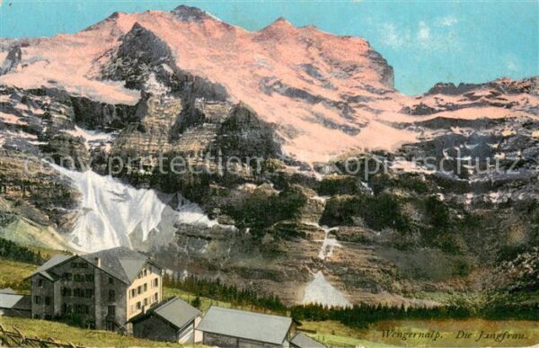 Wengen  BE Wengernalp mit Jungfrau