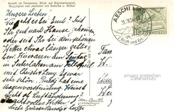 Aeschi BE Blick auf Sigriswilergrat Guggisgrat un – Bild 2