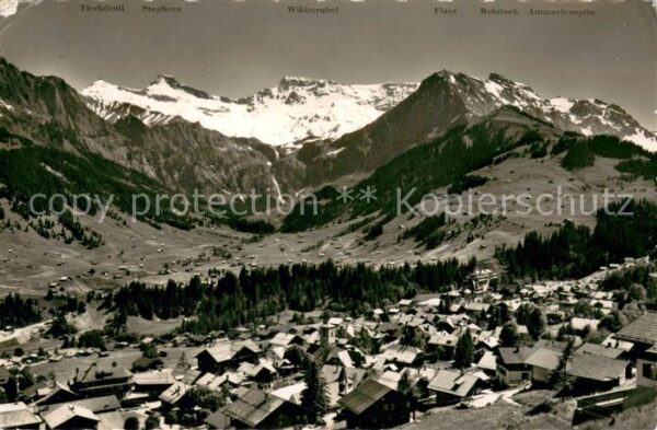 Adelboden mit Boden und Wildstrubel