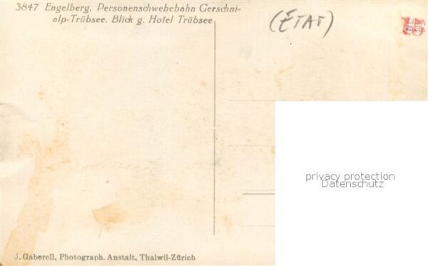 Engelberg  OW Personenschwebebahn Gerschnialp Trübsee – Bild 2