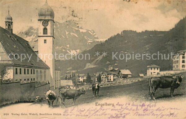 Engelberg  OW Kirche Panorama