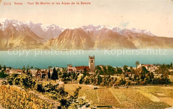 Vevey VD Tour St Martin et les Alpes de la Savoi