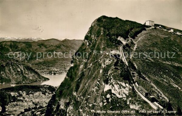 Monte Generoso Vista sul Lago di Lugano