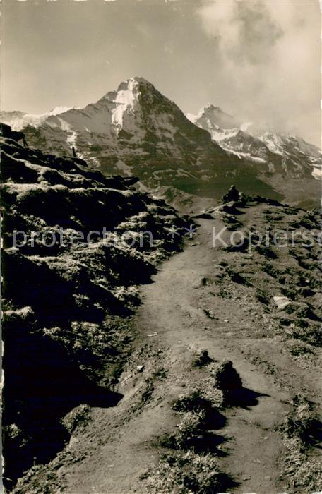 Grindelwald Weg zum Bachsee Eiger und Jungfrau