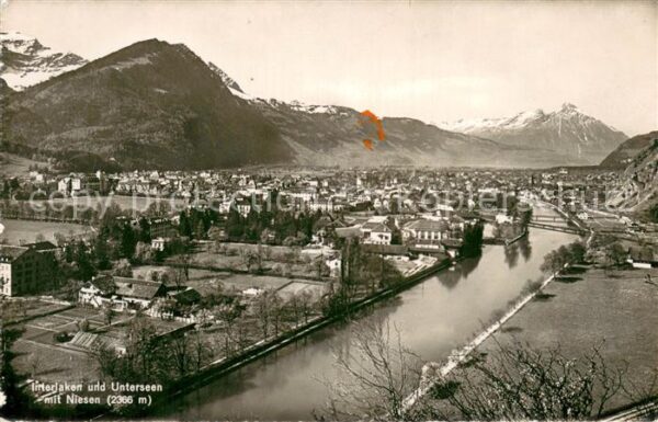 Interlaken BE und Unterseen mit Niesen