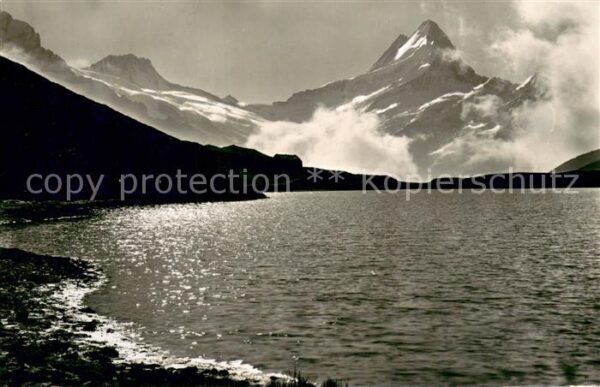 Grindelwald mit Bachsee Berglistock und Schreckhorn