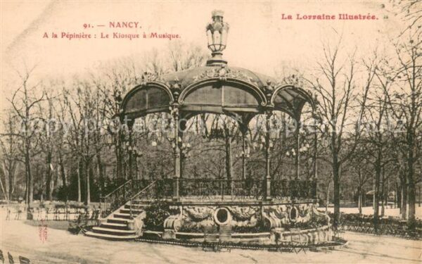 Nancy 54 A la Pepiniere Le Kiosque a Musique