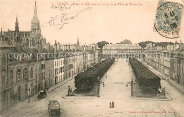 Nancy 54 Place de la Carriere vue prise de l’Arc