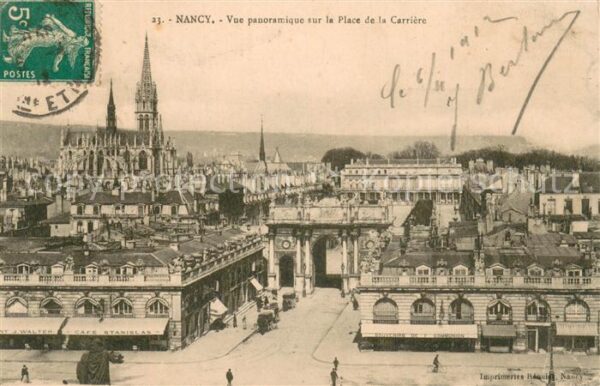 Nancy 54 Vue panoramique sur la Place de la Carr