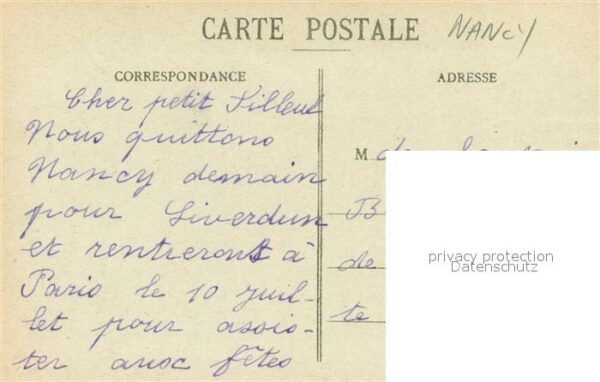 Nancy 54 Place Saint John Groupe Le Souvenir par – Bild 2