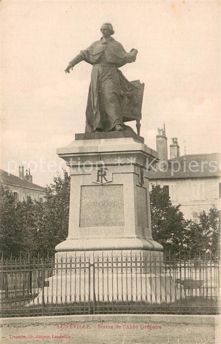 Luneville 54 Statue de l’Abbe Gregoire