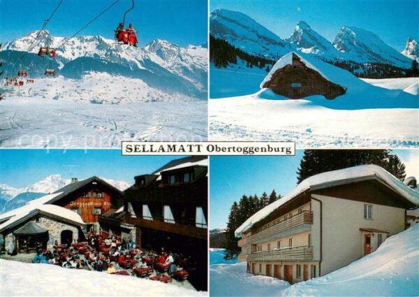 Alt St Johann Sessellift Berggasthaus Churfirsten Sel