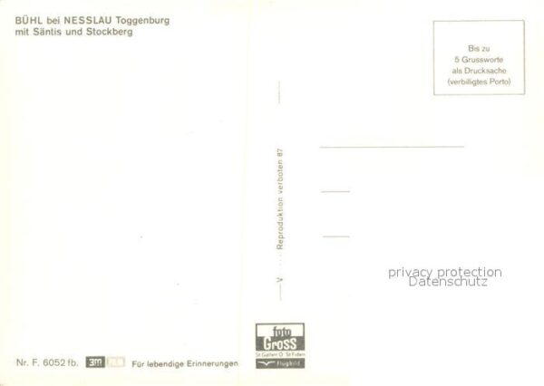 Buehl Nesslau Fliegeraufnahme mit Säntis und Stockber – Bild 2