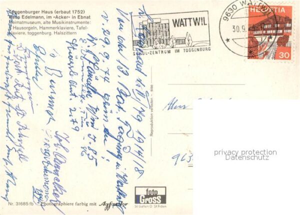 Wattwil Toggenburger Haus – Bild 2