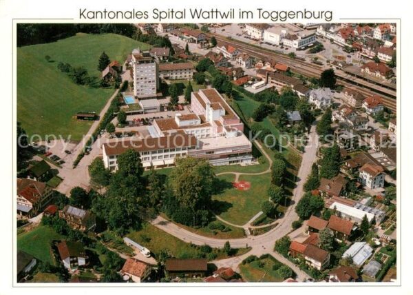 Wattwil Kantonales Spital Wattwil Fliegeraufnah