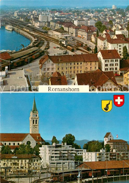 Romanshorn Bodensee Fliegeraufnahme Kirche