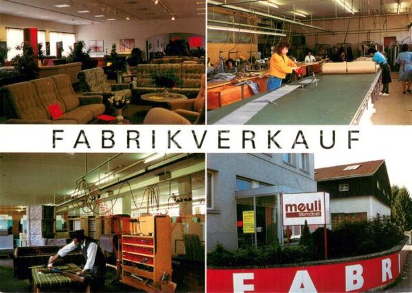 Sommeri Fabrikverkauf der Fa Meuli Sitzmöbel
