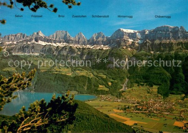 Walenstadt mit Churfirsten