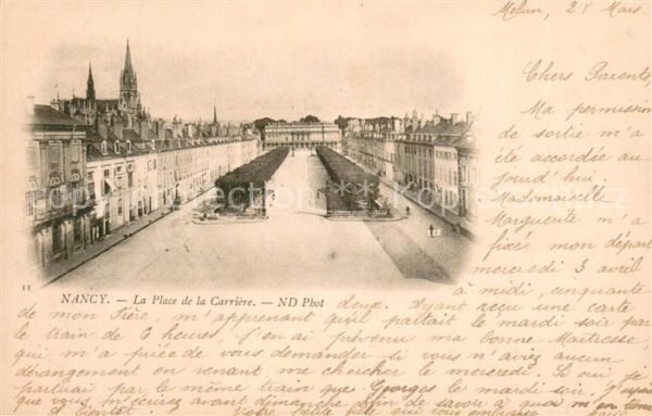 Nancy 54 La Place de la Carriere