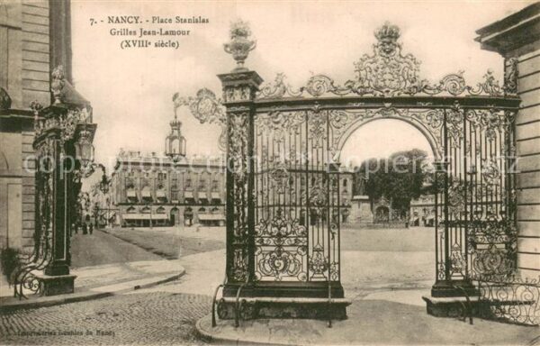 Nancy 54 Place Stanislas Grilles Jean Lamour