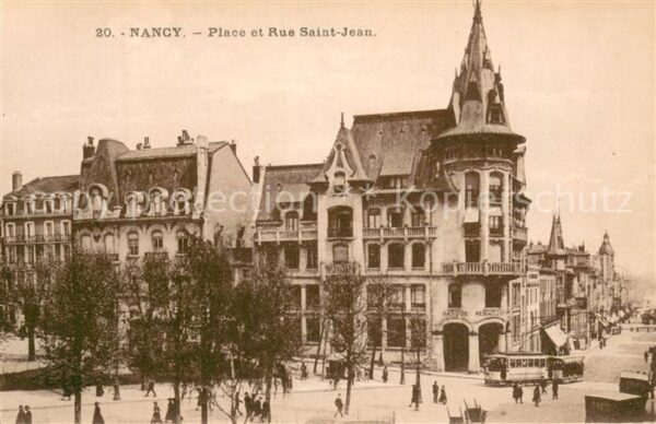 Nancy 54 Place et Rue Saint Jean