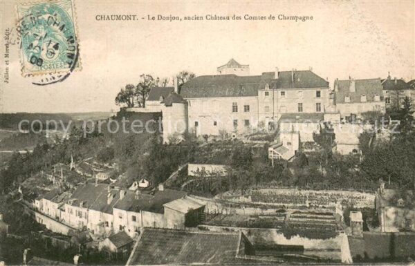 Chaumont 52 Le Donjon ancien Chateau des Comtes de
