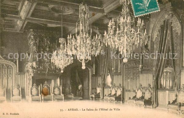 Arras Pas-de-Calais 62 Le Salon de l’Hotel de Ville