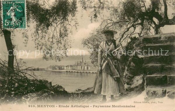 Menton 06 Etude Artistique Paysanne Mentonnaise