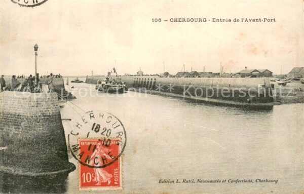 Cherbourg 50 Entree de l’Avant Port