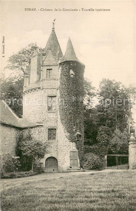 Dinan 22 Chateau de la Conninais Tourelle interi