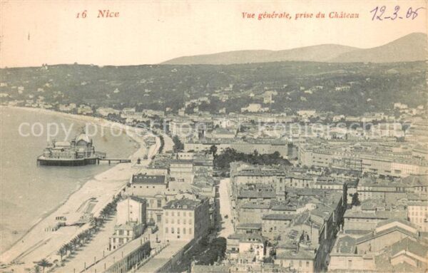 Nice 06 Vue generale prise du Chateau