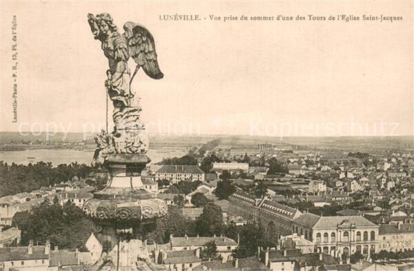 Luneville 54 Vue prise du sommet d’une des Tours de