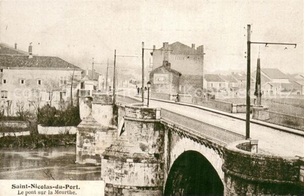 Saint Nicolas du Port Le pont sur la Meurthe