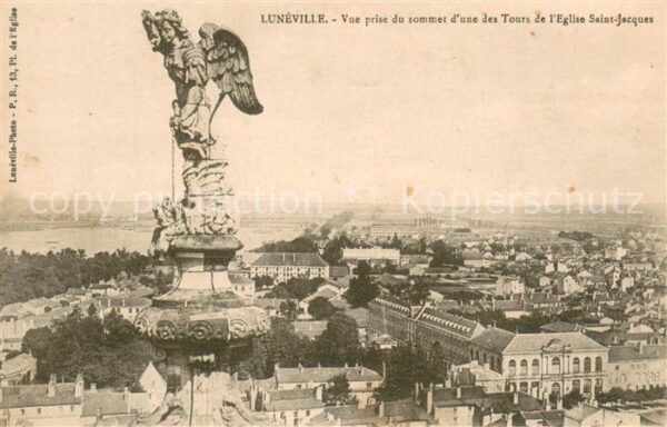 Luneville 54 Vue prise du sommet d’une des Tours de
